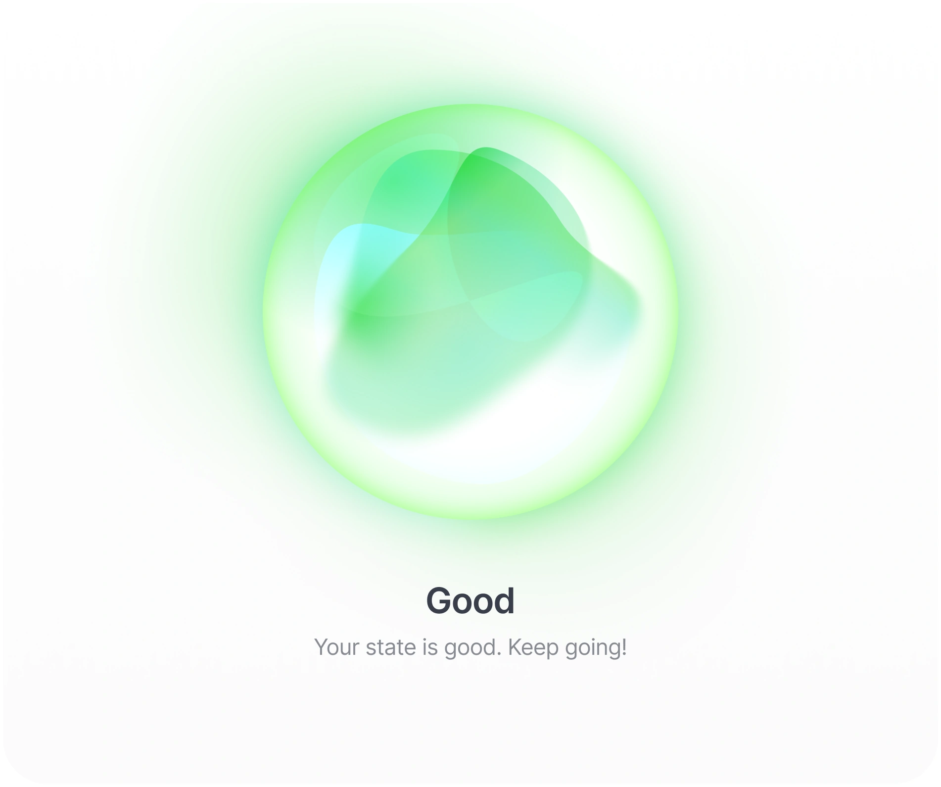 Advancify Focus Readiness showing Good